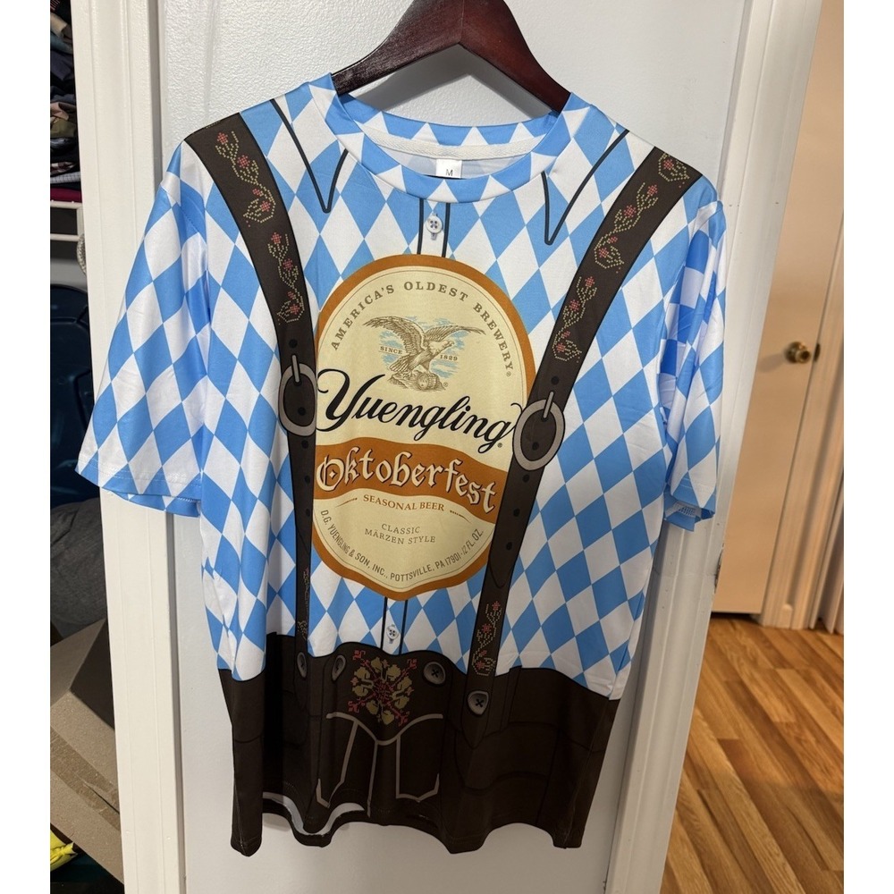 Yuengling Oktoberfest Shirt Mens Medium Lager Beer Brewery Promo Graphic Tee M